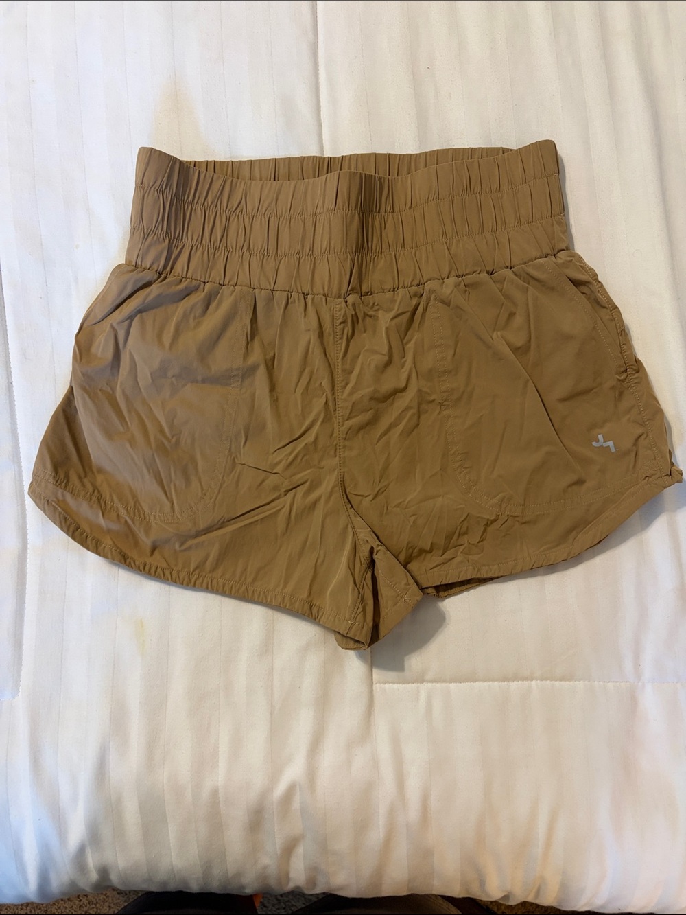 JoyLab High-Rise Athletic Shorts - Camel